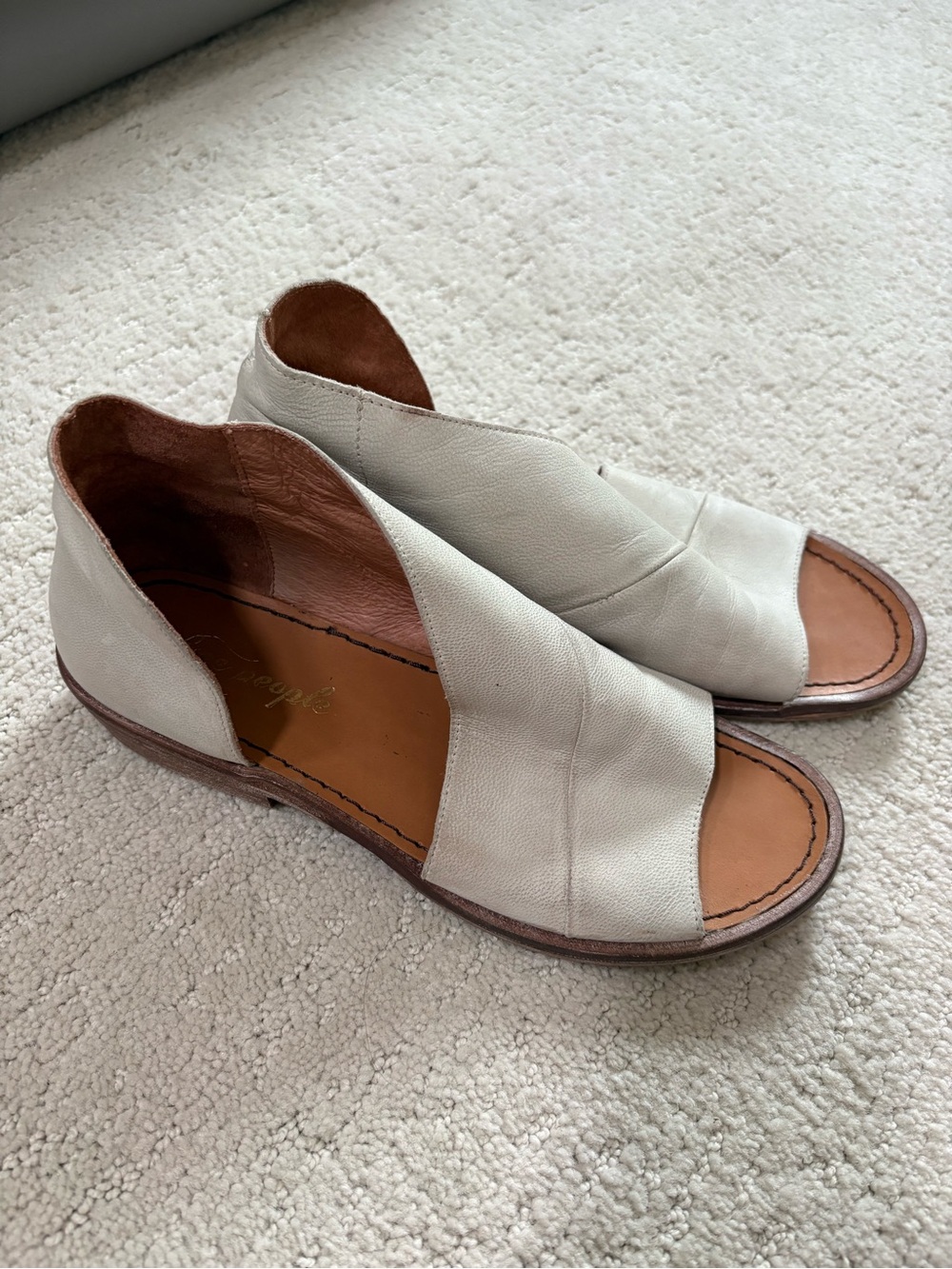 Free People Mont Blanc Leather Sandals